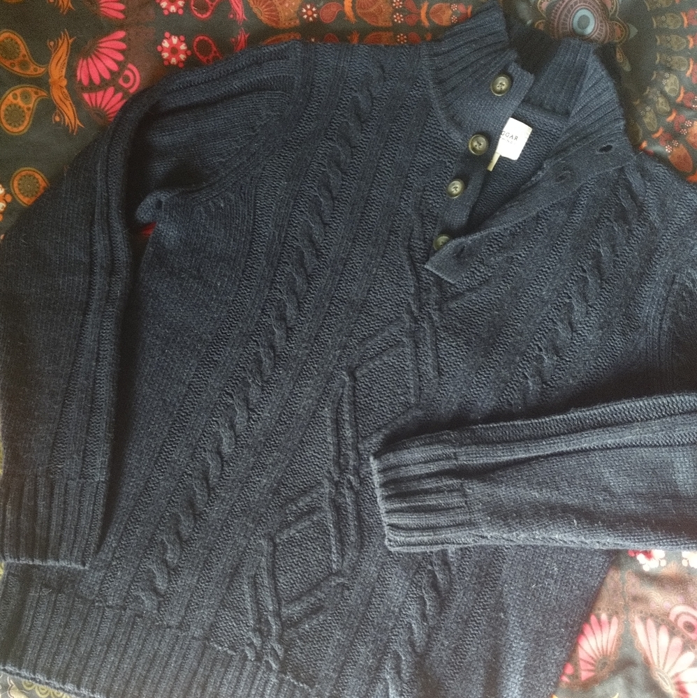 Wool Knit Pullover Sweater
